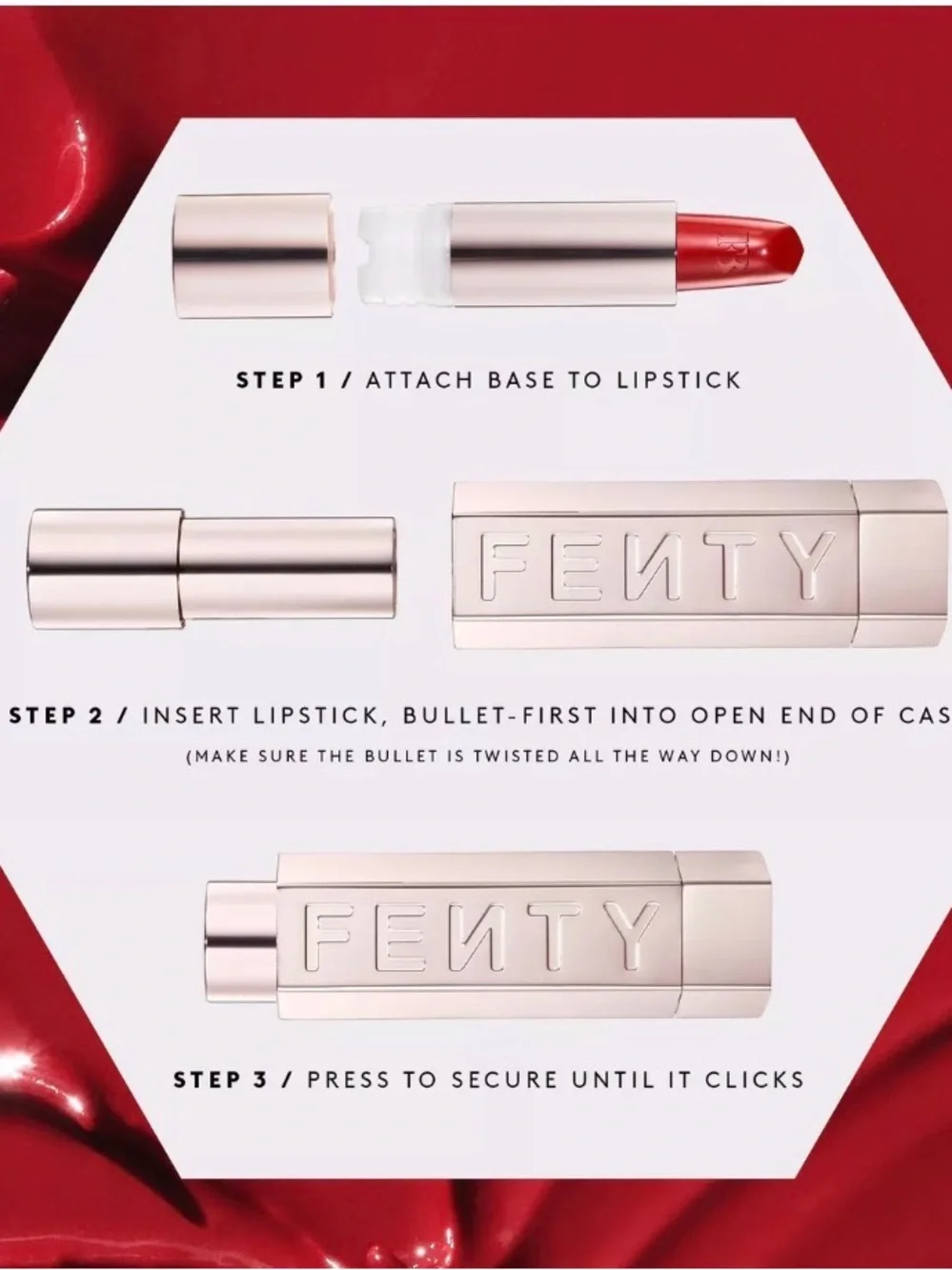 Fenty Beauty Fenty Icon Refillable Lipstick shade KISSIN KUTIE Brand New!!!